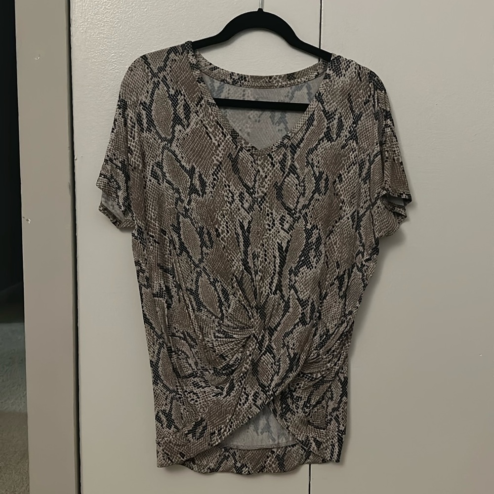 Women’s Snake Skin Casual Shirt